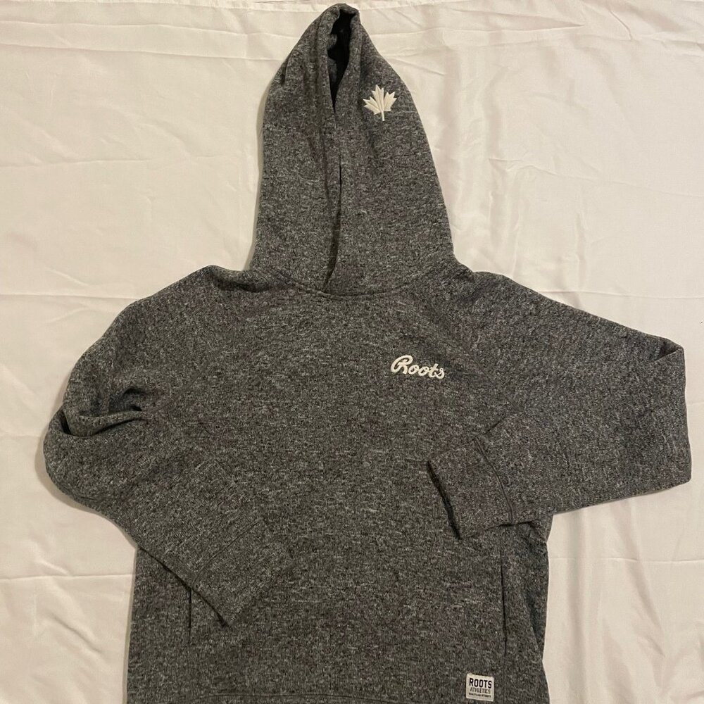 Roots Grey Sweater Hoodie - Large